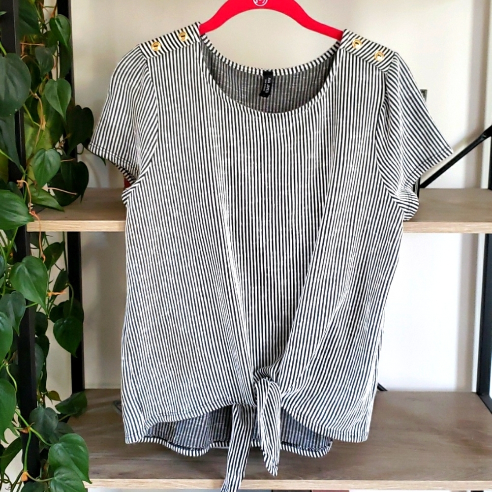 Ava James Striped Shirt
